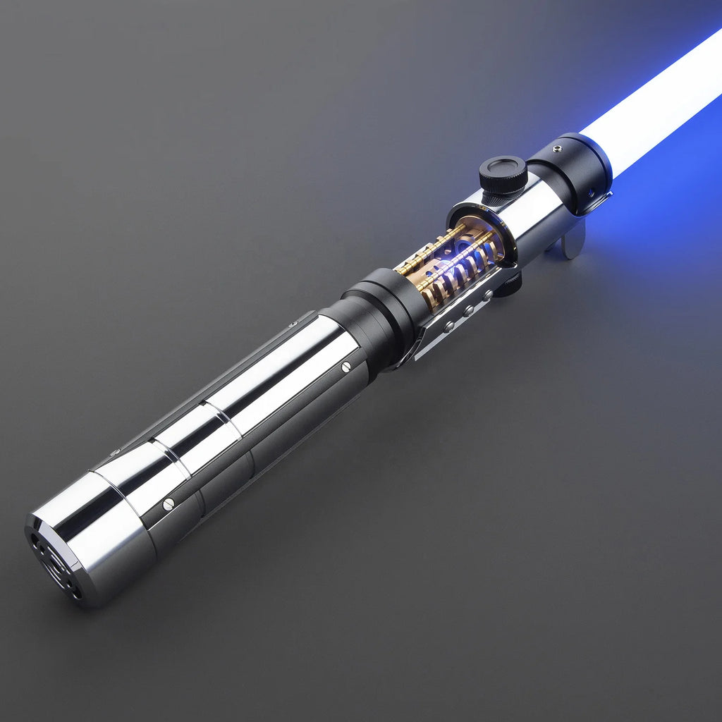 Nexussabers Star Killer V1 Lightsaber Heavy Dueling Force Infinite Color Changing Metal Handle Laser Sword for Star the Wars
