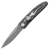 Pocket Knife Japanese Damascus Steel Blade Moussa Goddess Folding Knife