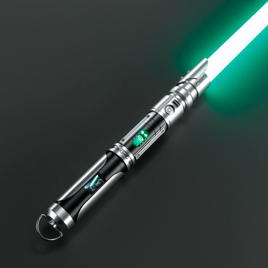 LGTSABERS Customizable Proffie Neopixel Saber Heavy Dueling Lightsaber Laser Sword W/ Rotating Crystal and Led Screen Kids Toy