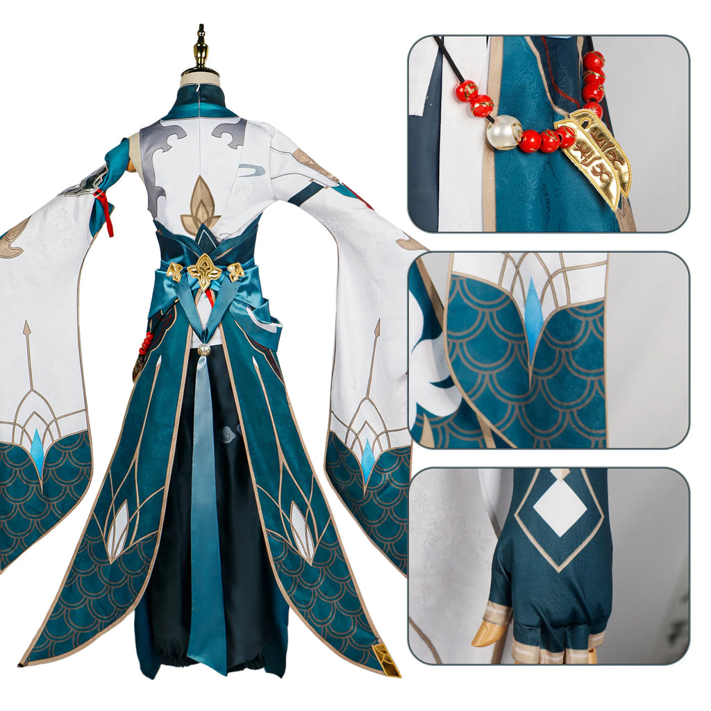 Anime Cosplay Costume Star Rail Cosplay Costume Full Set Outfit Uniform Cosplay Wig