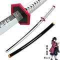 Promotion Katana Real Anime Sword Samurai Demon Slayer Fire God Tanjiro Cosplay Swords