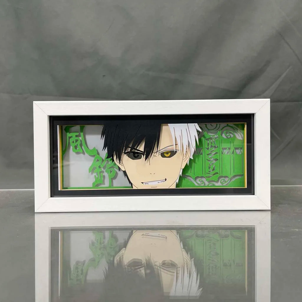 Anime Light Box Haruka Sakura Wind Breaker Paper Cut Lightbox for Room Decor Desk Manga Shadow Box Kid Birthday Gift Table Lamps
