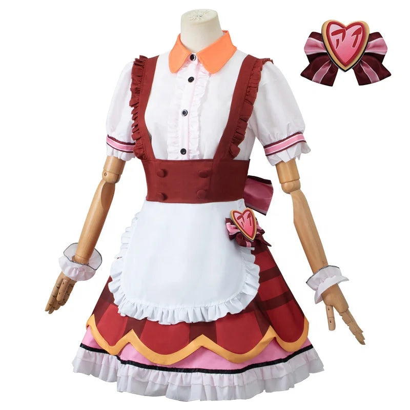 Wholesale Hoshino Ai Chocolate Lolita Maid Dress Halloween Party Oshi No Ko Anime Cosplay Costume