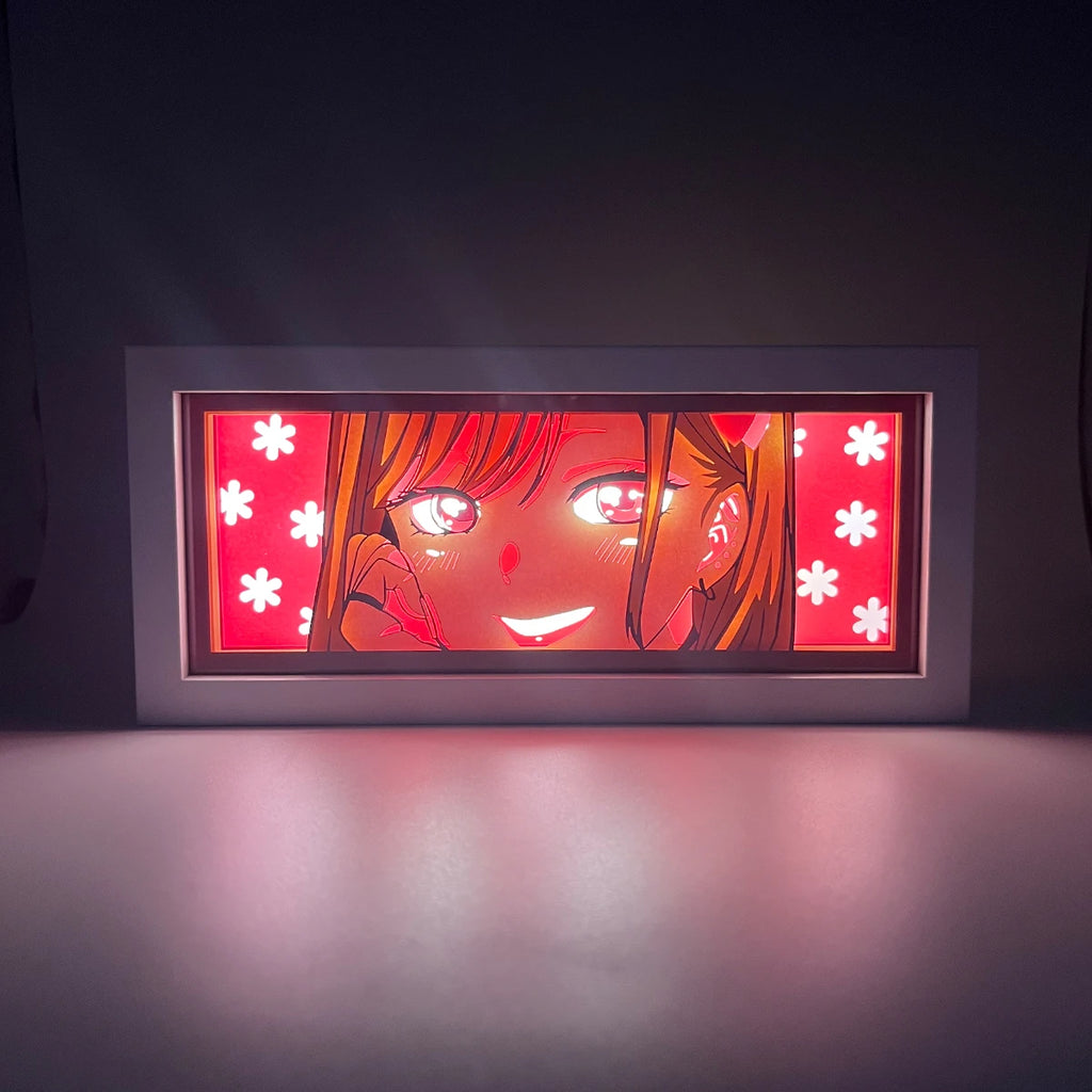 For Kid Hot Sale Customized Light up Manga Led Strips Painting Anime Box Decor Art Carving Lamp With Gift Box Esty Shopify