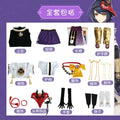 Genshin Impact Kujo Sara Cosplay Costume Anime Cosplay Wig Halloween Carnival Women's Costume Clothing Including Gloves Socks