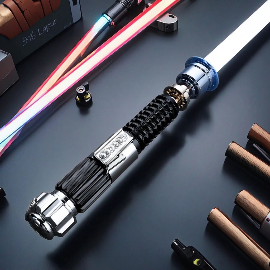 Obi Wan Skywalker RGB LED Lightsaber Fun Neopixel Style Toy Sword for Party Cosplay Birthday Gift Mystery SW Glow Stick Toy
