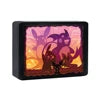 Rectangle Shadow Box 3D Night Light Poke Anime Scenes Character Gengar Charizard Layered Paper Anime Light Box Anime Gift Item