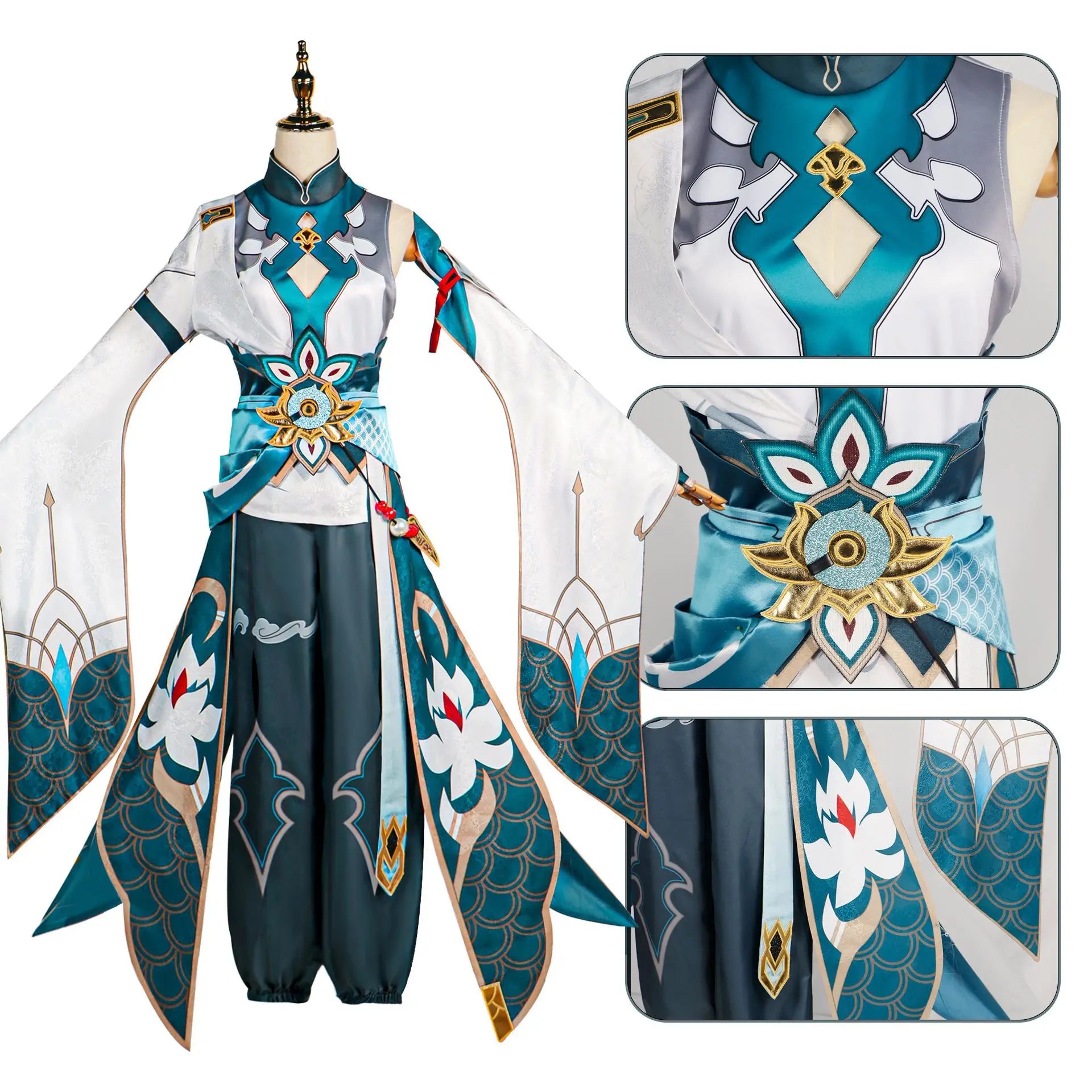 Anime Cosplay Costume Star Rail Cosplay Costume Full Set Outfit Uniform Cosplay Wig