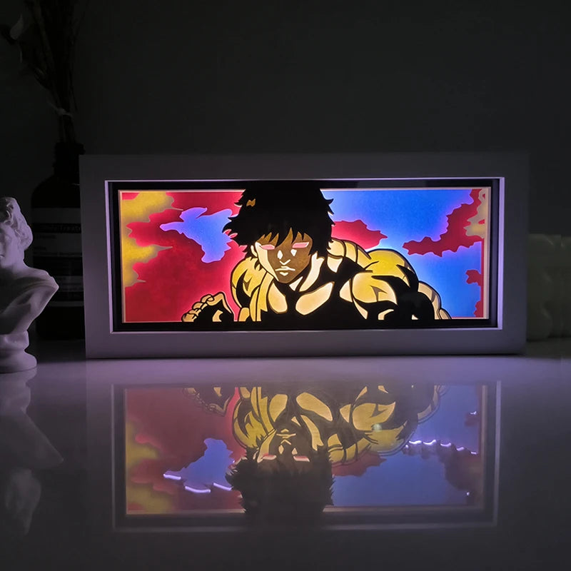 For Kid Hot Sale Customized Light up Manga Led Strips Painting Anime Box Decor Art Carving Lamp With Gift Box Esty Shopify