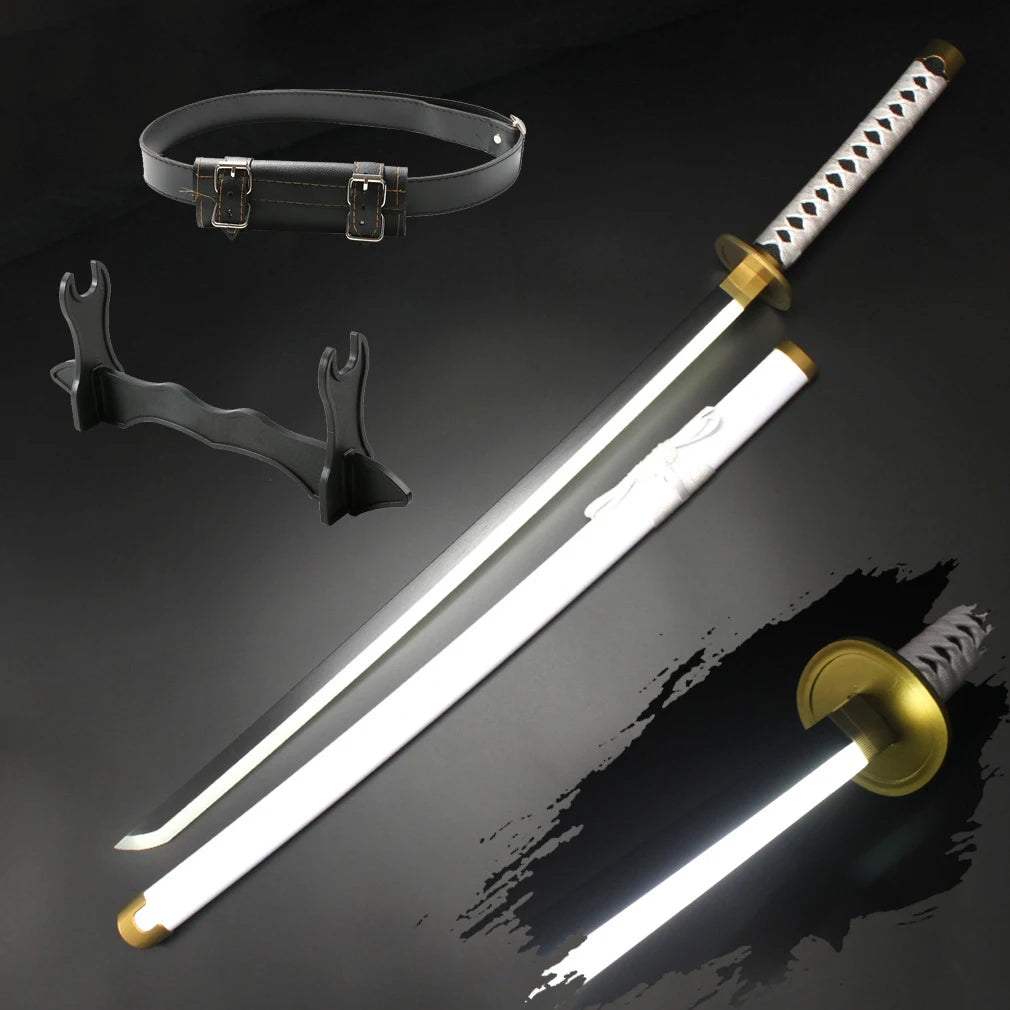 LED Sword Zoro Demon Slayer Katana Yamoto Light up Sword Anime Cosplay Weapons Props