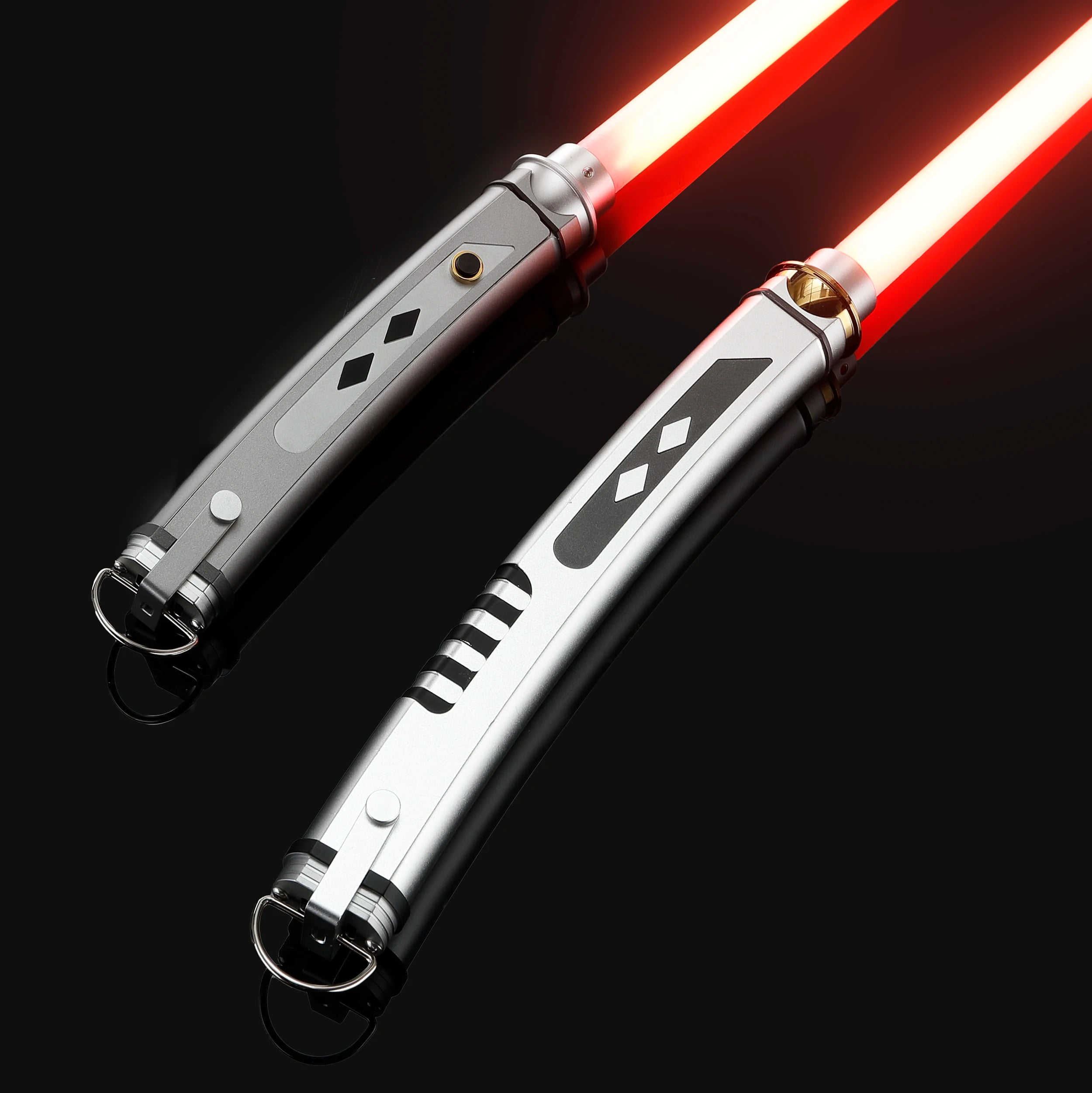 Ahsoka Tano Neopixel Lightsaber Duel Set Proffie 2.2 Metal Hilt Force FX Light Saber with 19 Colors, Smooth Swing, Double Sword