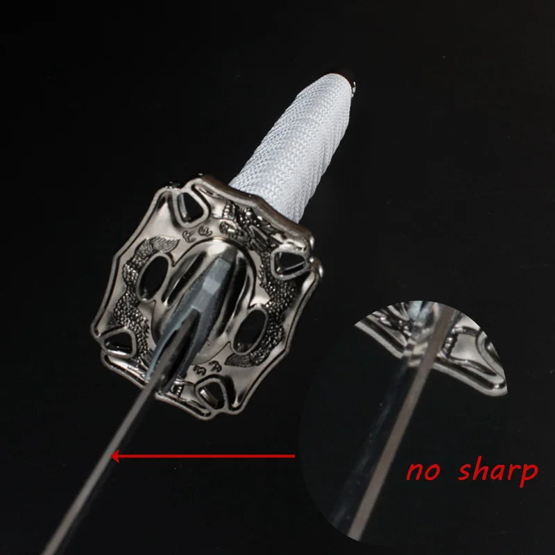 3-pcs Real Samurai Sword Dragon Pattern Katana Sword Cosplay Complimentary  Sword Holder