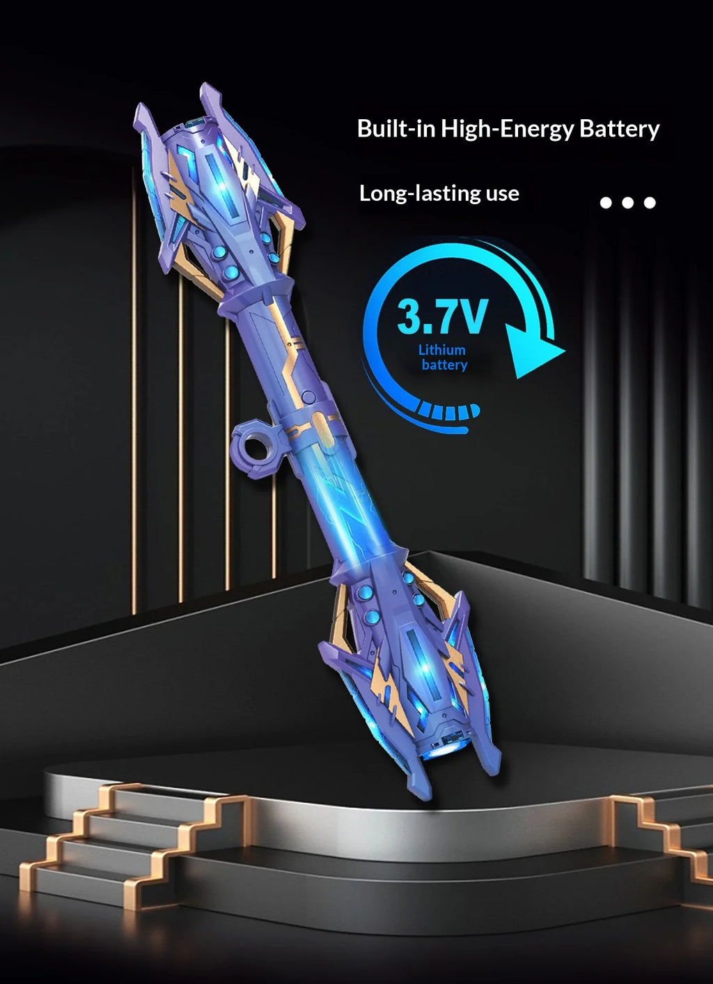 Thunder Star Double-Edged STAR  Warers Plastic Toy Swords Set Model 008 Unisex