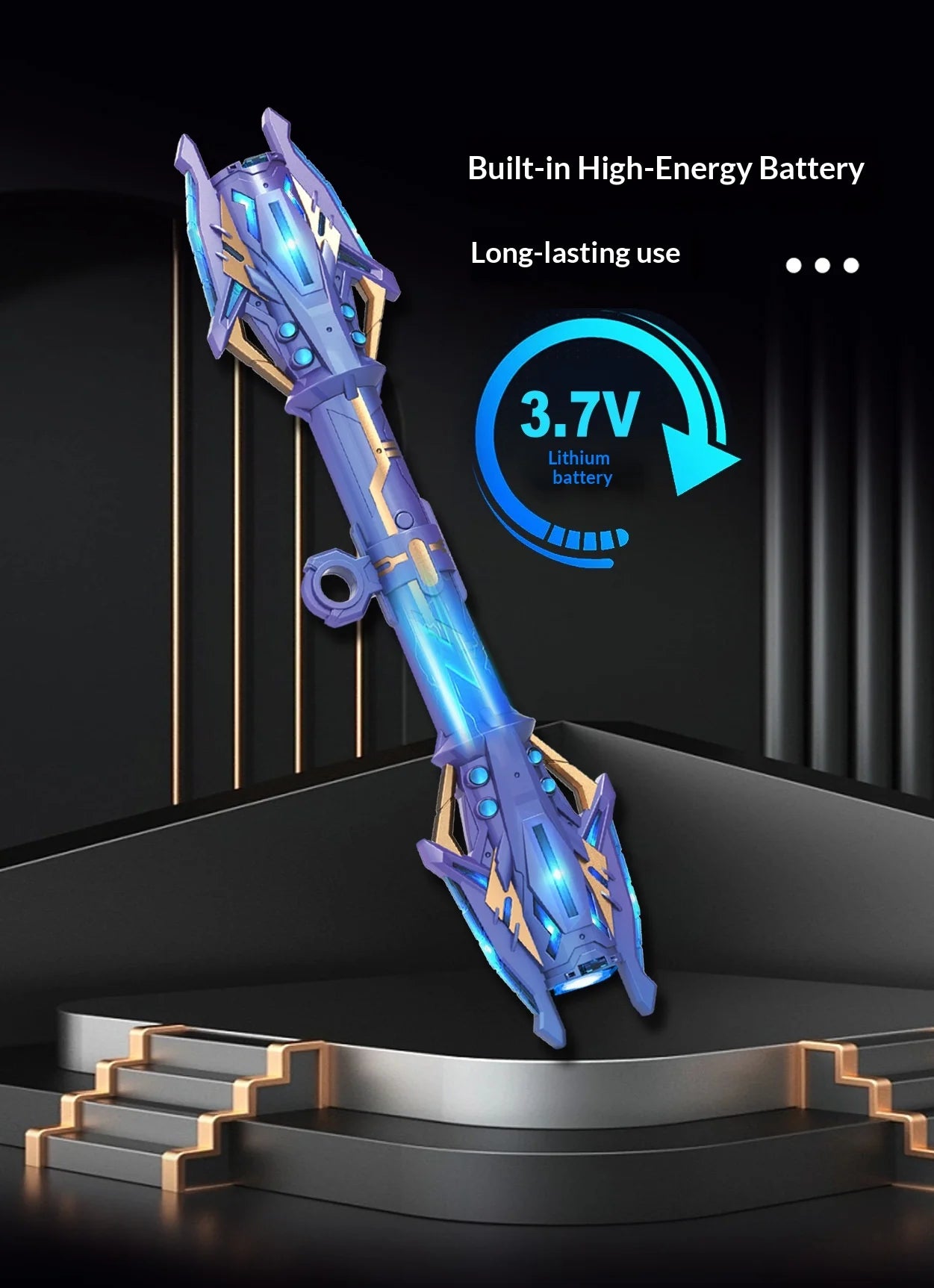 Thunder Star Double-Edged STAR  Warers Plastic Toy Swords Set Model 008 Unisex