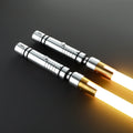 Nexussabers Bastila Shan Dual-Bladed Lightsaber Smooth Swing High Light Pogo Core RGB Laser Sword With Lock up Blaster Sound