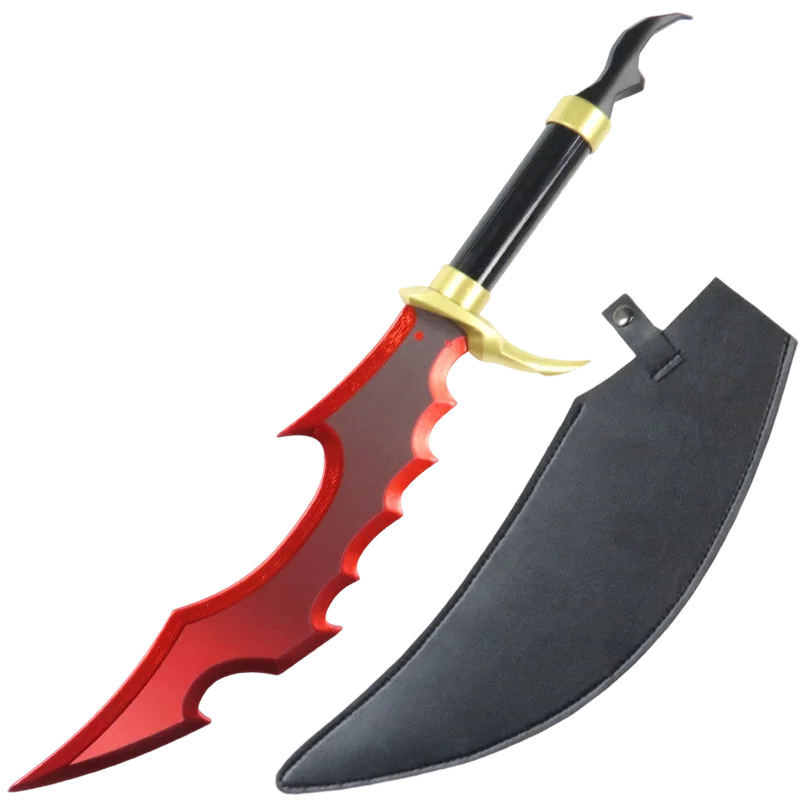 Anime Cosplays Sword Solo Leveling Wooden Sword with Sheath Knight Killer