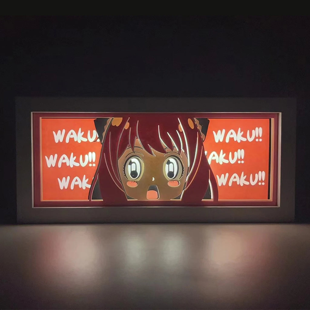 For Kid Hot Sale Customized Light up Manga Led Strips Painting Anime Box Decor Art Carving Lamp With Gift Box Esty Shopify