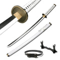Roronoa Zoro Katana 104cm/41in Cosplay Toy Sword Anime Role-playing Weapons Enma White Nidai Kitetsu with Sword Holder and Belt