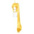 Wholesale 100cm Long Golden Bocchi The Rock Ijichi Nijika Wig Cosplay Synthetic Anime Cosplay Costume Wig With One Ponytail