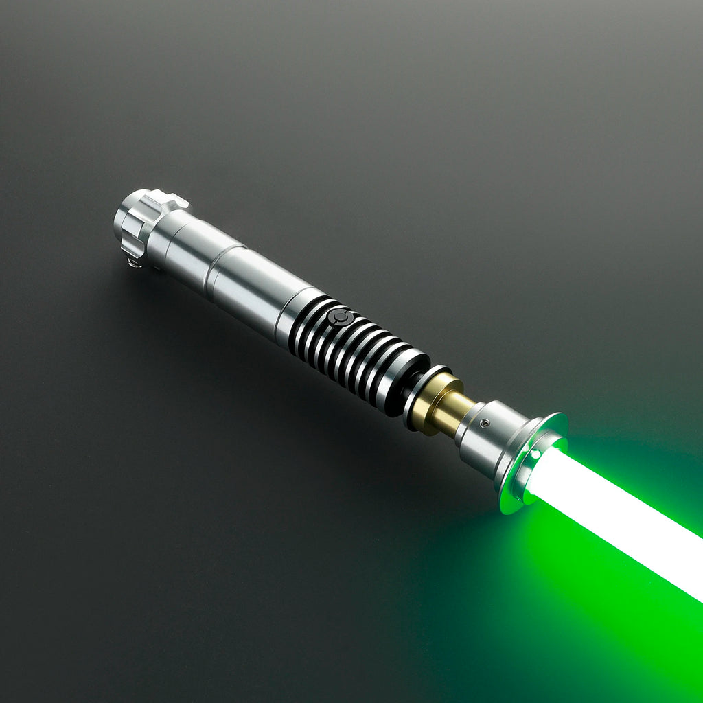 Luke Metal Hilt Luminous Lightsaber Super Bass Speaker Smooth Swing for App Support for for LED Light Sword