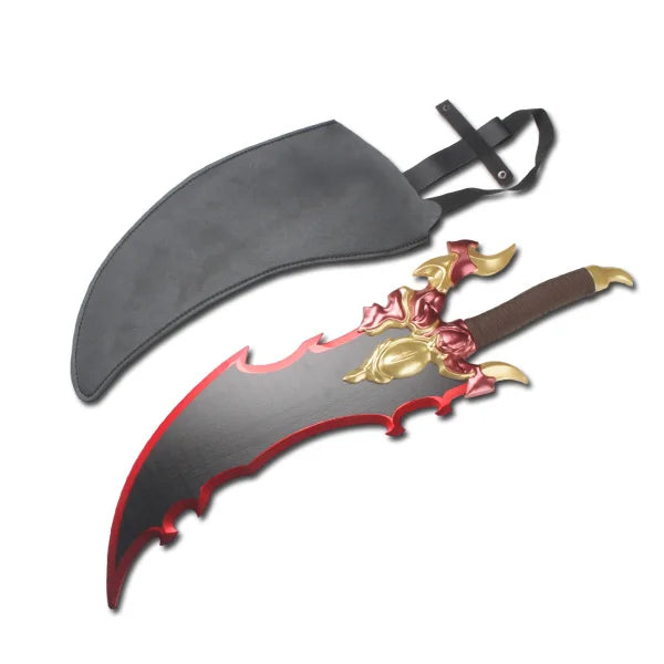 Anime Cosplays Sword Solo Leveling Wooden Sword with Sheath Knight Killer