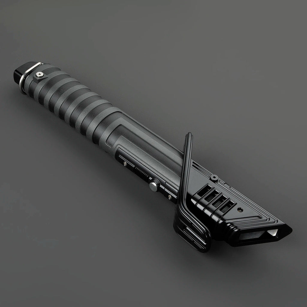 Nexussabers DARKSABER Mandalorian Metal Hilt Heavy Dueling Flat Blade Color Changing Lightsaber Cosplay Light Knife Katana Sword