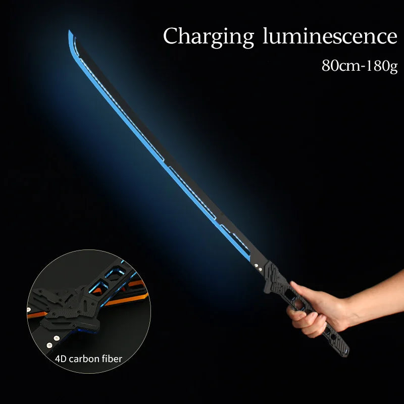 Future LED Sword 31.5 Inch LED Sword Model 80cm Acrylic Crafts for Cosplay Costume Props Fit Party Promotional Toys