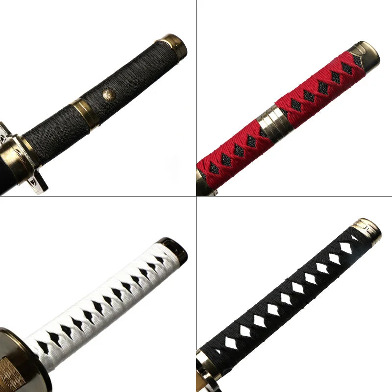 Roronoa Zoro Katana 104cm/41in Cosplay Toy Sword Anime Role-playing Weapons Enma White Nidai Kitetsu with Sword Holder and Belt
