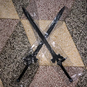80cm Sword Art Online Dark Repulser Kirito Kirigaya Sword Kirigaya Kazuto cosplay prop Yuuki Asuna black sword cosplay prop tool
