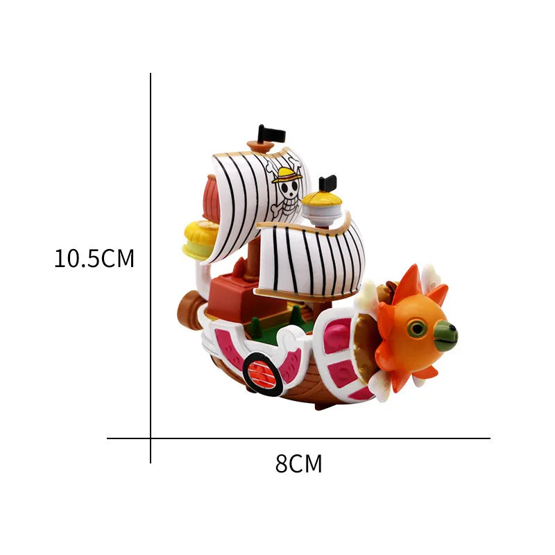 Cake Decoration Ornaments Classic Anime One Pieces Thousand Sunny Ship Toys