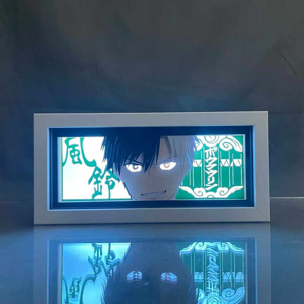 Anime Light Box Haruka Sakura Wind Breaker Paper Cut Lightbox for Room Decor Desk Manga Shadow Box Kid Birthday Gift Table Lamps