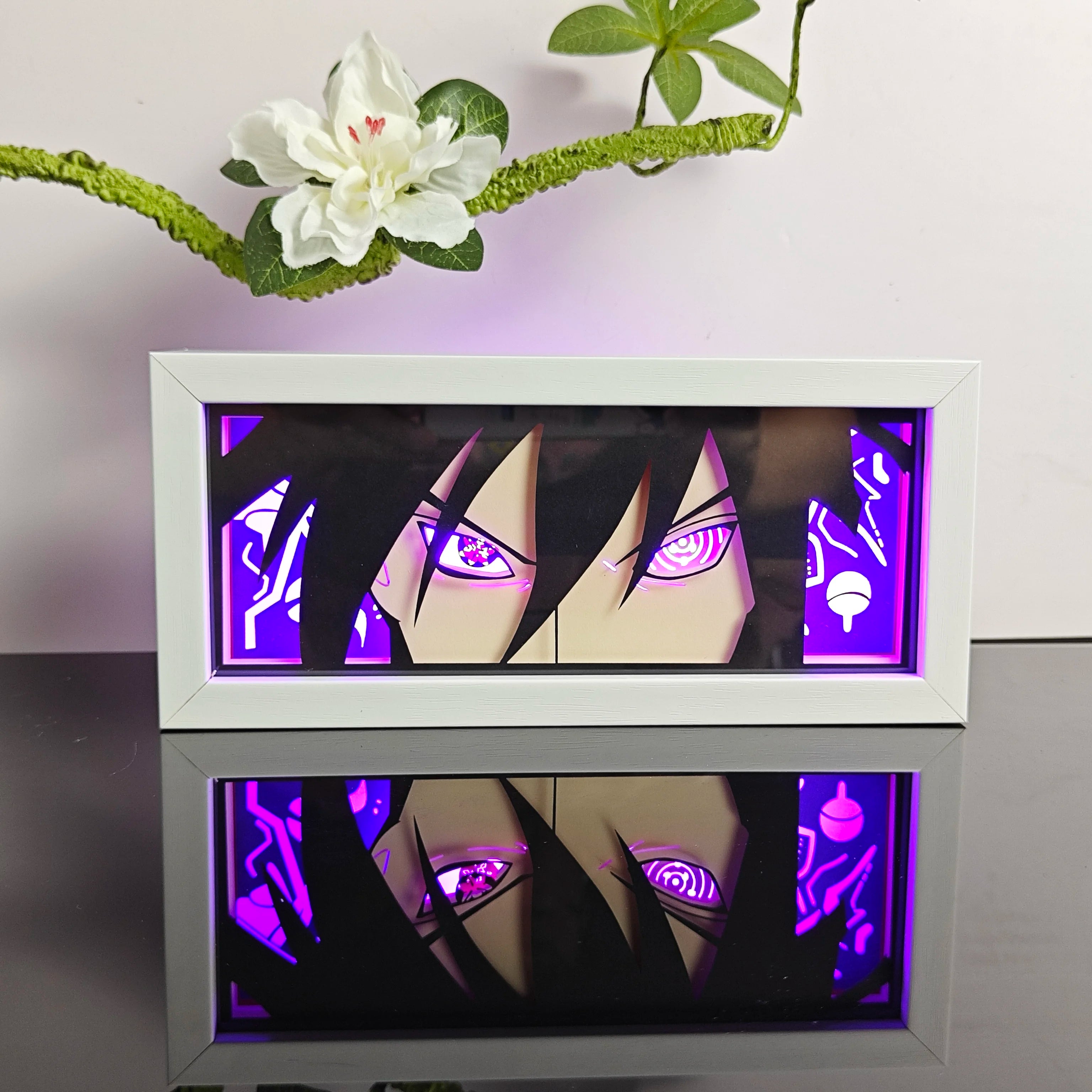 USA Warehouse Dropshipping One Pieces Anime Paper Carving Lamp 3D Anime Light Box Handicrafts Table Decoration Christmas Wedding