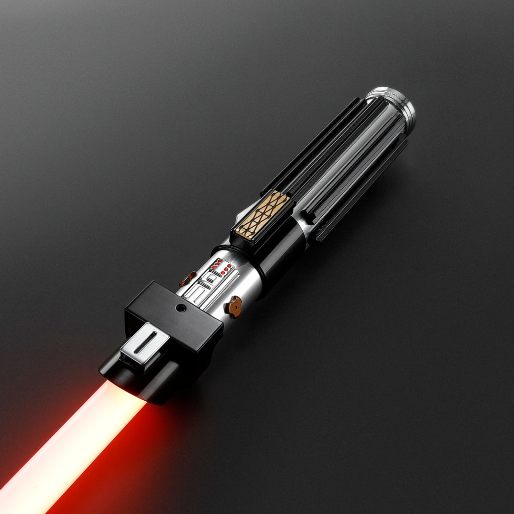 Custom Darth Vader EP3 Lightsaber with Case Heavy Dueling Movie Accurate, Premium Quality Saber Metal Hilt LED Light Laser Sword