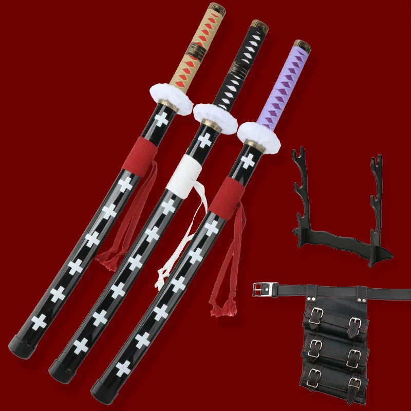 Roronoa Zoro 80Cm Doctor Red Katana Cosplay Prop with Scabbard  Perfect for Halloween Conventions  Anime Collectors
