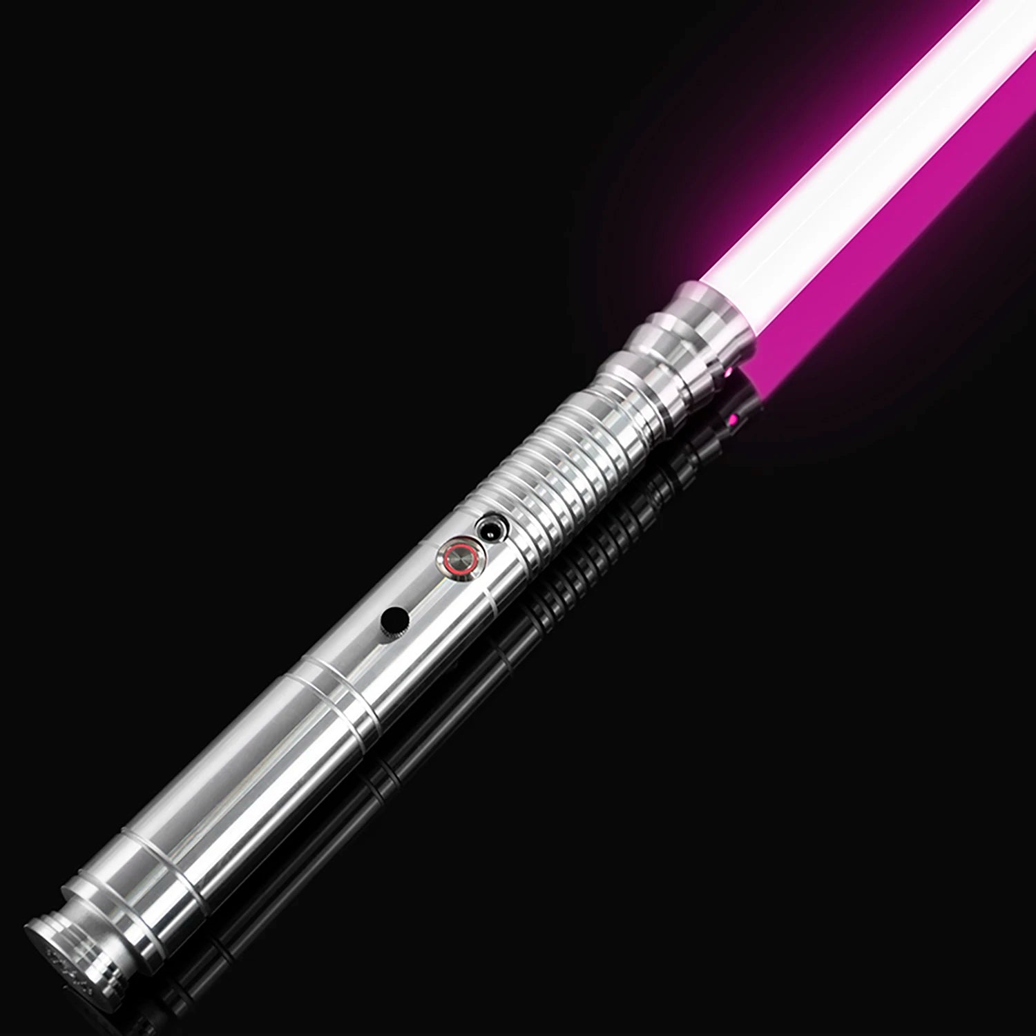 Nexussabers Metal Hilt Smooth Swing Lightsaber RGB Laser Sword with 34 Soundfonts and USB Rechargeable for Cosplay Best Gift
