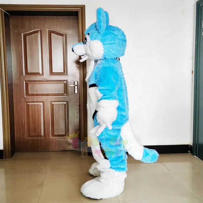 Factory Mascot Cartoon Character Design Dog and Wolf Fursuit Anime Cosplay Furry Suit Animal Costume