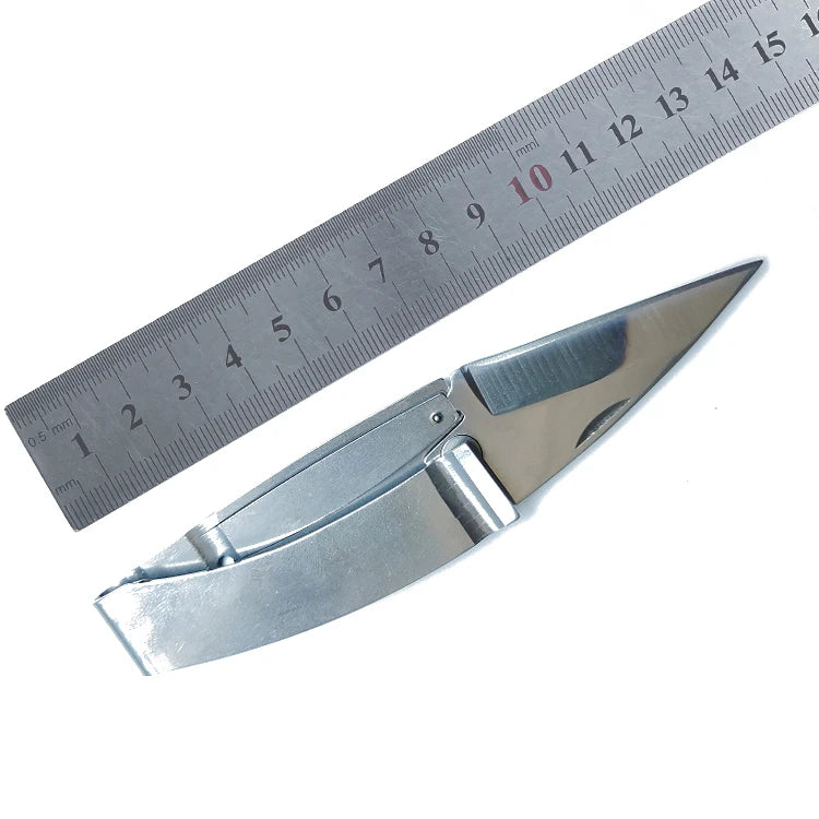 LFEDC Accept Logo Outdoor EDC Multi Tool Stainless Steel Portable Gift Wallet Pocket Folding Money Clip Knife