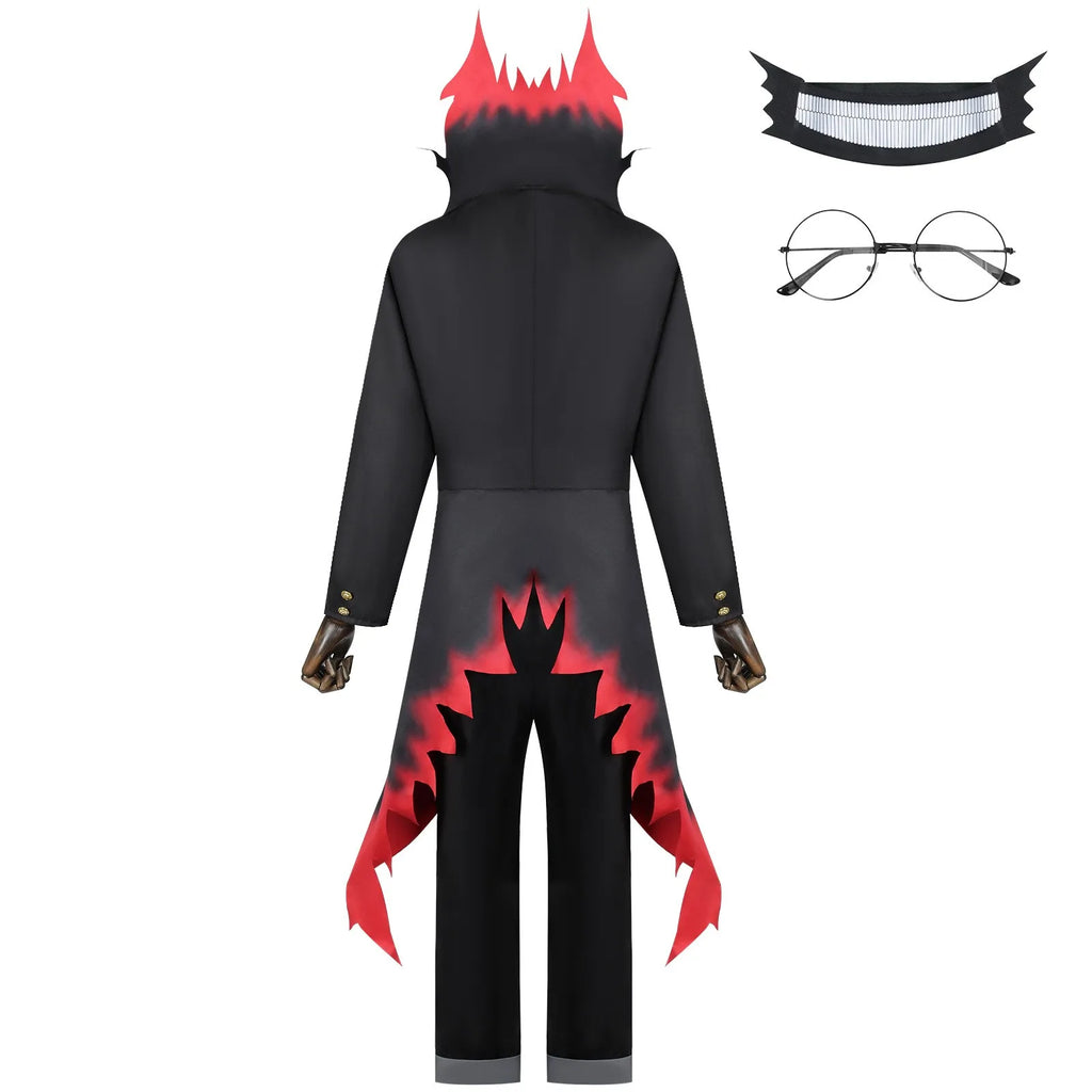 Wholesale Ken Takakura Okarun Cosplay Costume for Adults Dandadan Anime Cosplay for Halloween Party Black Uniform Costume