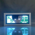 Anime Light Box Haruka Sakura Wind Breaker Paper Cut Lightbox for Room Decor Desk Manga Shadow Box Kid Birthday Gift Table Lamps