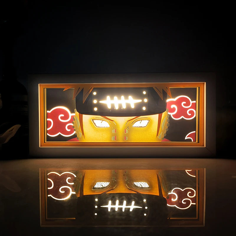 For Kid Hot Sale Customized Light up Manga Led Strips Painting Anime Box Decor Art Carving Lamp With Gift Box Esty Shopify