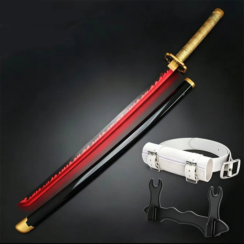 Luminous LED Demon Slayer 41in Nichirin Blade Role Playing Prop Zenitsu Agatsuma COS Toy Luminous Sword