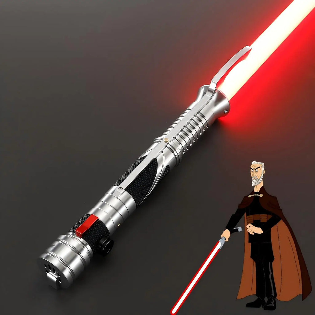 Wholesale Dropshipping Dooku Lightsaber Simple Version | Factory Direct | Aluminium Alloy Polycarbonate LED Toy Sword