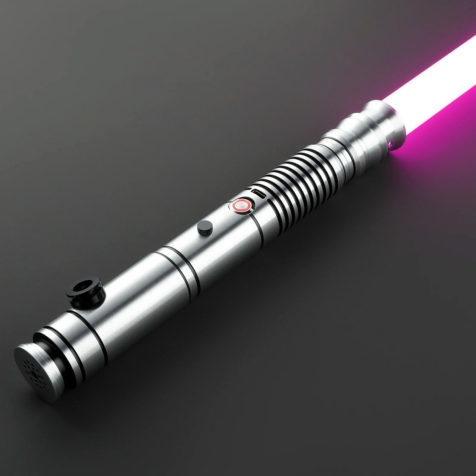 Nexussabers Metal Hilt Smooth Swing Lightsaber RGB Laser Sword with 34 Soundfonts and USB Rechargeable for Cosplay Best Gift