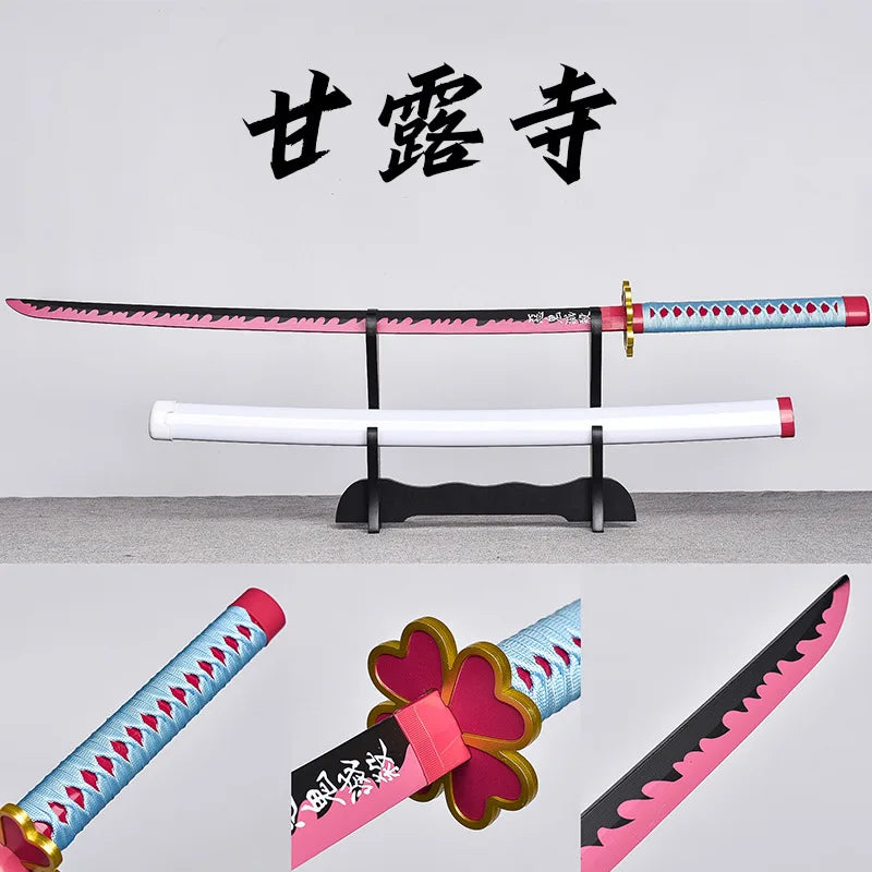 Wholesale XM Brand  Tanjirou Cosplay Katana Sword Plastic Samurai Toy Weapon Holder Belt Model XM-2001 for Anime