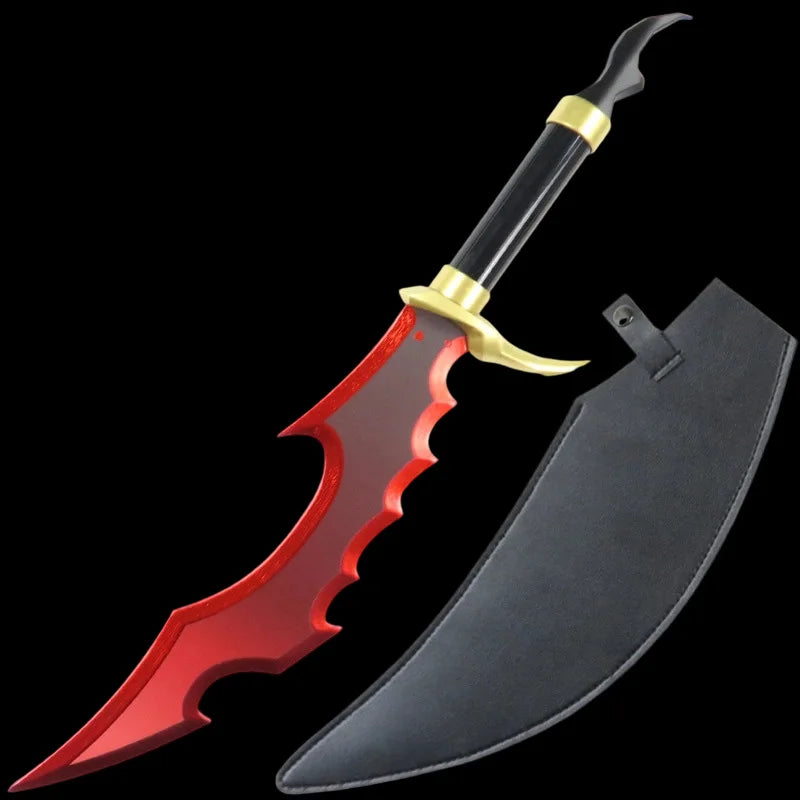 Anime Cosplays Sword Solo Leveling Wooden Sword with Sheath Knight Killer