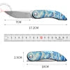 PioneerEDC Gr5 Titanium Alloy Survival Knife EDC Folding Utility Knife M390 Steel Blade High Hardness Tactical Camping Knife
