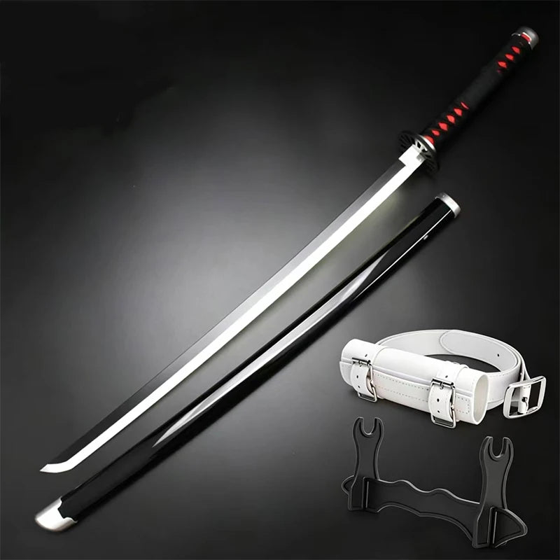 Luminous LED Demon Slayer 41in Nichirin Blade Role Playing Prop Zenitsu Agatsuma COS Toy Luminous Sword