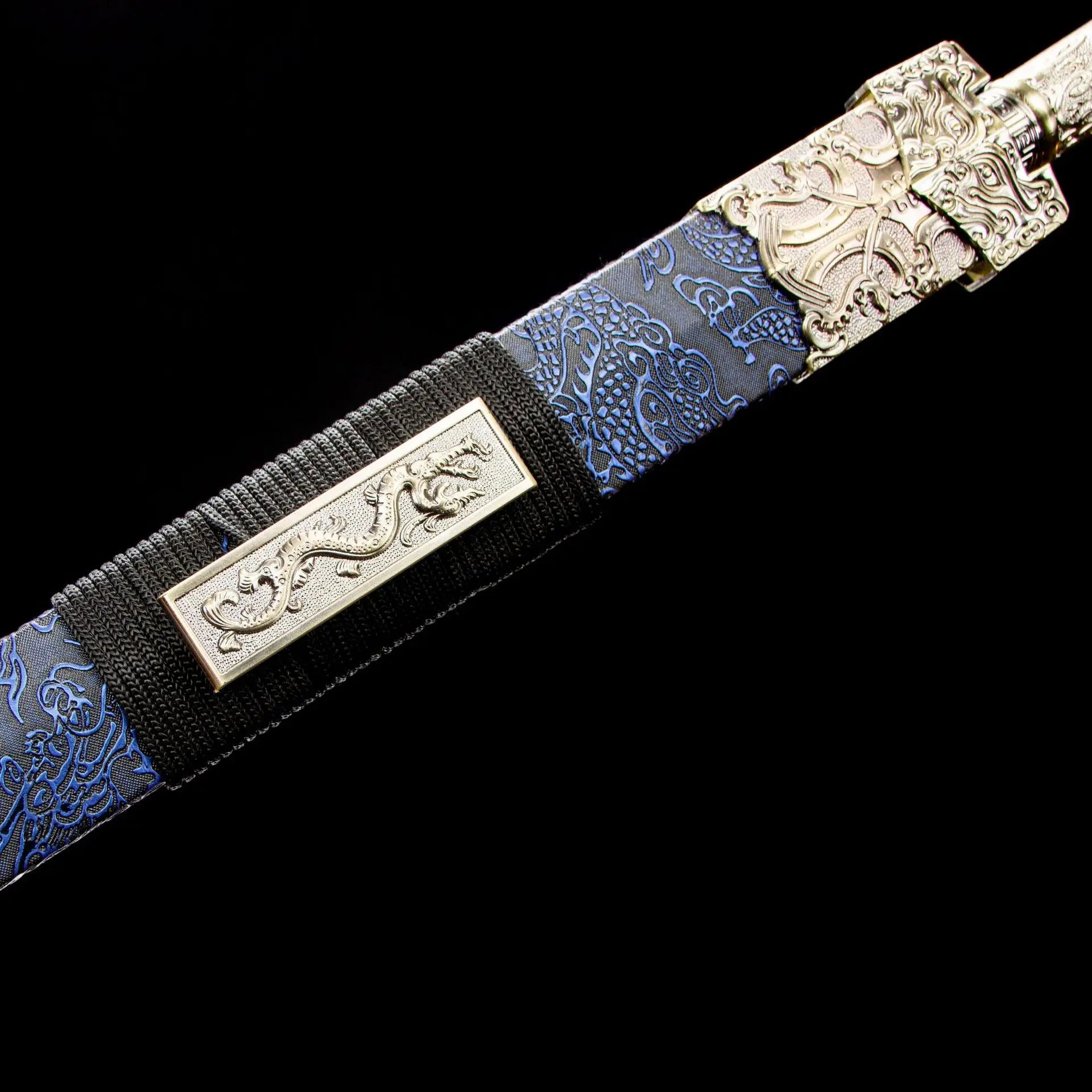 Longquan City High Manganese Steel Roasted Purple Spring Autumn Han Qin King Tang Qing Cold Weapon Sword Unopened Blade Gift Box