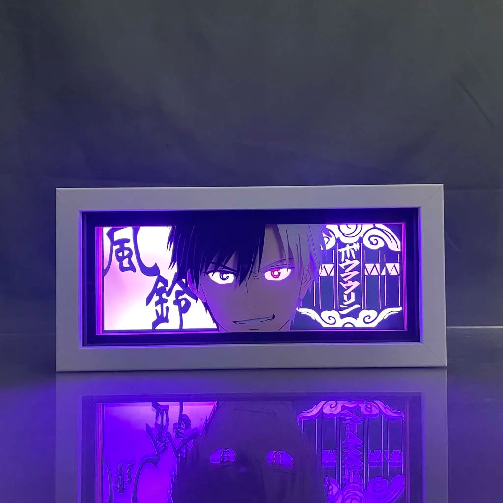 Anime Light Box Haruka Sakura Wind Breaker Paper Cut Lightbox for Room Decor Desk Manga Shadow Box Kid Birthday Gift Table Lamps