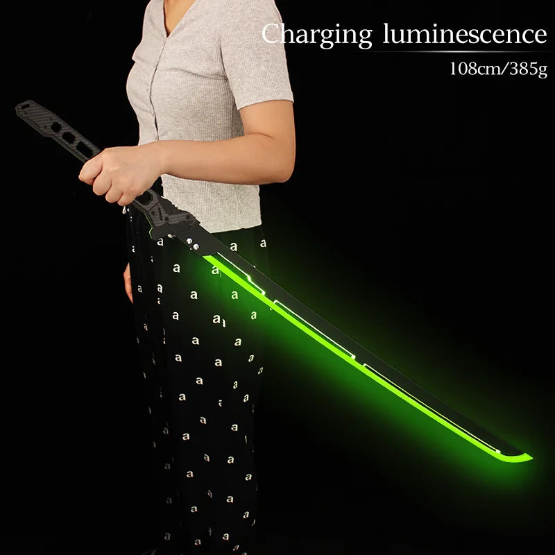 Future LED Sword 42.52Inches LED Sword Model 108cm Acrylic Crafts for Cosplay Costume Props Fit Party Promotional Toys